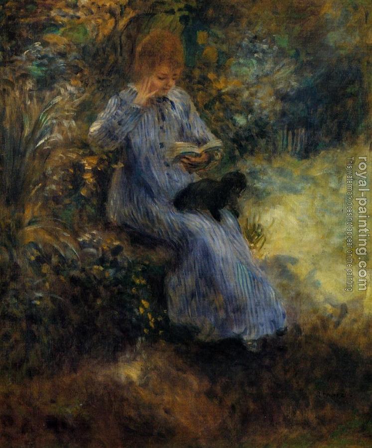 Pierre Auguste Renoir : Woman with a Black Dog
